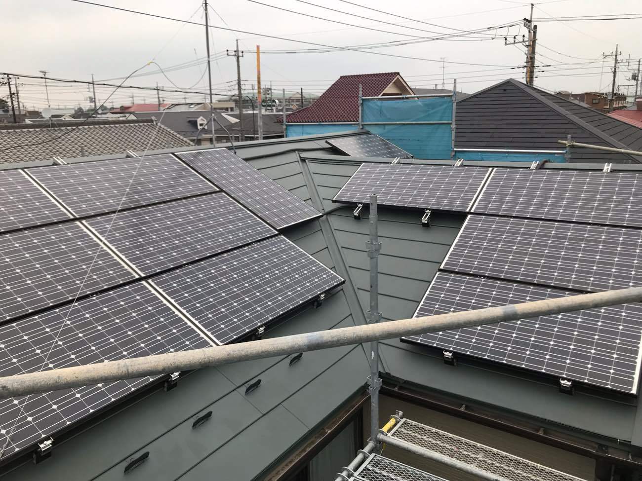 太陽光パネル付きの屋根でも対応可能！
