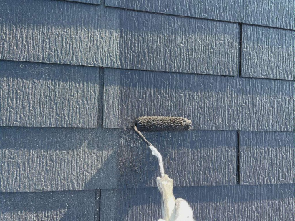 外壁屋根塗装工事 施工中6