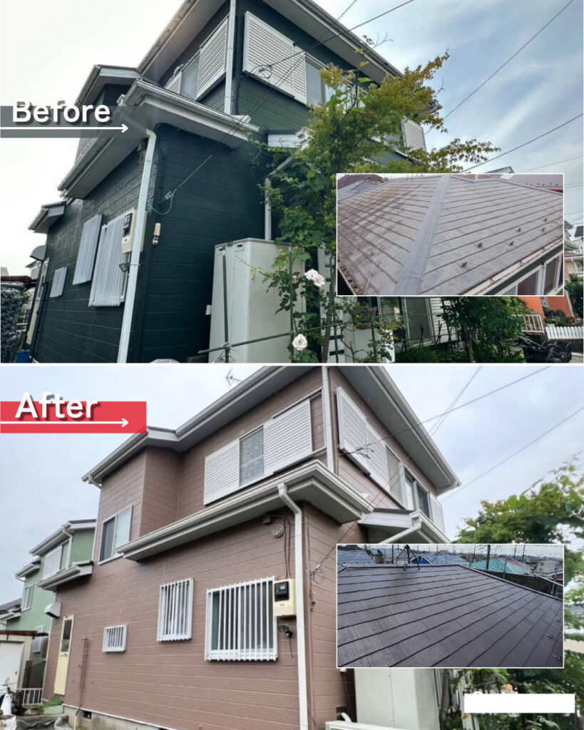 塗装工事で住まいを明るく一新👏